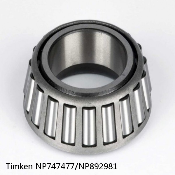 NP747477/NP892981 Timken Tapered Roller Bearings #1 small image