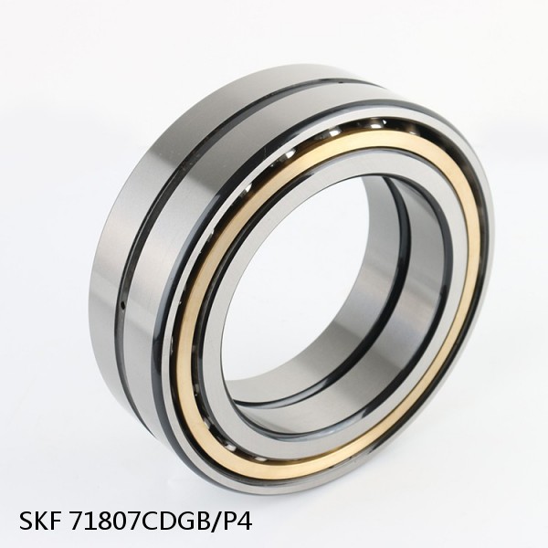 71807CDGB/P4 SKF Super Precision,Super Precision Bearings,Super Precision Angular Contact,71800 Series,15 Degree Contact Angle #1 image