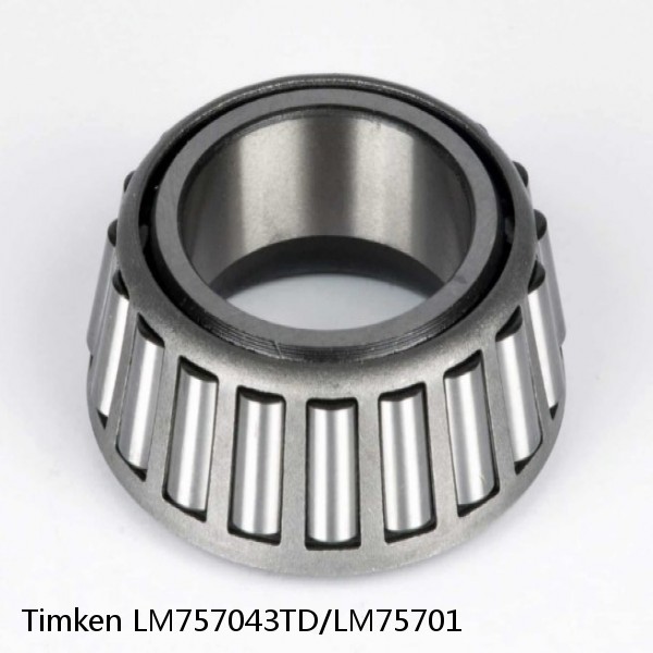 LM757043TD/LM75701 Timken Tapered Roller Bearings #1 image