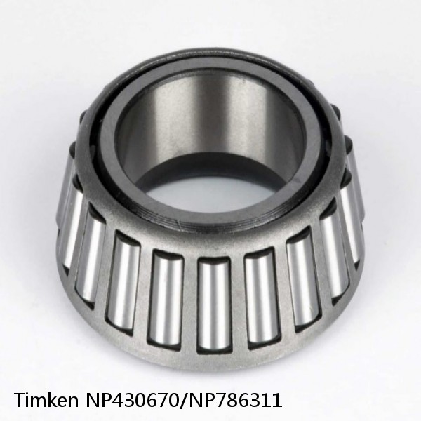 NP430670/NP786311 Timken Tapered Roller Bearings #1 image